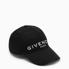 Givenchy Logo Cotton Baseball Cap In Black