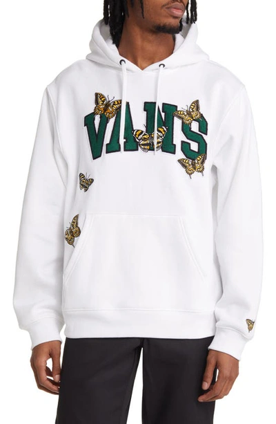 Vans Butterfly Logo Graphic Hoodie In White