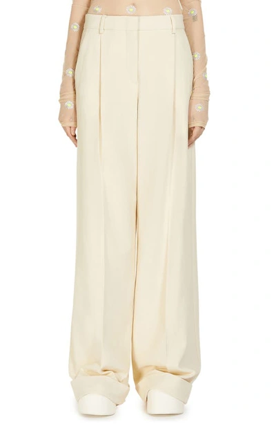 Sportmax Ivory Cotton Canale Pant In White