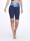 Marchesa Abstract-pattern Cycling-shorts In Navy Multi