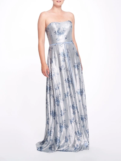 Marchesa Avola In Dusty Blue