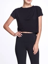 Marchesa Active Misty Top In Black