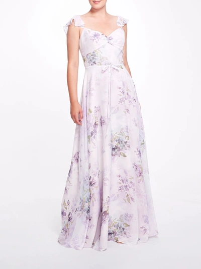 Marchesa Naples Printed In Lilac