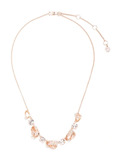Marchesa Rose Gold Stone Necklace