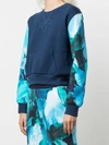 Marchesa Wilma Sweatshirt Printed In Navy Multi