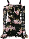 ALESSANDRA RICH floral print dress,DRYCLEANONLY