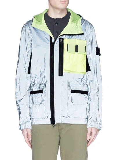 Stone island reflective clearance mussola gommata jacket