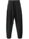 KAZUYUKI KUMAGAI buckle waist trousers,KP7104412034954