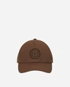 Stone Island Logo Cap Brown In Green