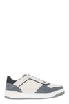 Brunello Cucinelli Leather Sneakers In White/avium
