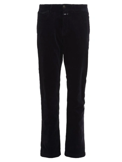 Closed Atelier Tapered Trousers In Blue