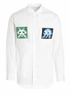 Comme Des Garçons Comme Des Garcons Shirt Pixel Effect Print T-shirt In White