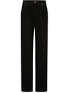 Dolce & Gabbana Dolce&gabbana Low Rise Boyfriend Jeans In Black