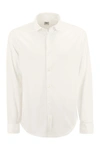 FEDELI FEDELI dressing gownRT - COTTON PIQUÉ SHIRT