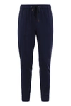 Peserico Men Technical Cotton Jogger Trousers In Blue