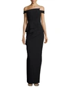 BLACK HALO LA REINA OFF-THE-SHOULDER GOWN,PROD180380015