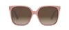 Fendi 59mm Gradient Square Sunglasses In Brown