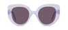 Loewe Oversized Acetate Butterfly Sunglasses In Violet
