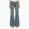 Re/done Low-waist 70s Boot Cut Jeans 31cm In Blue