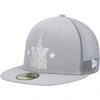 NEW ERA NEW ERA  GRAY WASHINGTON NATIONALS 2023 ON-FIELD BATTING PRACTICE 59FIFTY FITTED HAT