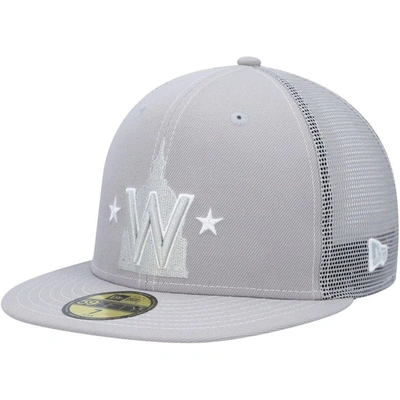 New Era Gray Washington Nationals 2023 On-field Batting Practice 59fifty Fitted Hat