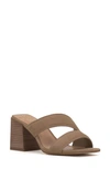Vince Camuto Jinani Asymmetrical Block-heel City Sandals In Tortilla