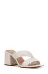 Vince Camuto Jinani Block Heel Slide Sandal In Coconut Cream