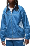 Jordan Essentials Statement Warmup Jacket In Blue/ Ice Blue/ Sail