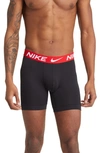 Nike Men's Dri-fit Adv Micro Boxer Briefs (3-pack) In Black Multi