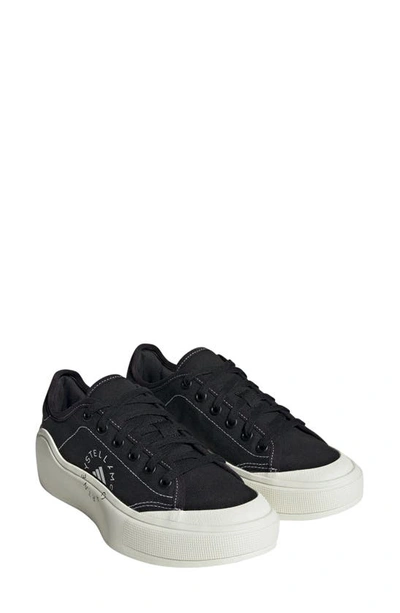 Adidas By Stella Mccartney Court Platform Sneaker In White