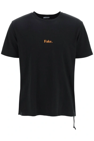 Ksubi Black Cotton Fake Kash Ss T-shirt