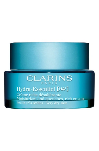 Clarins Hydra Essentiel Rich Moisturizer With Double Hyaluronic Acid 1.6 Oz.