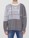 A-cold-wall* Round Neck Long-sleeved Sweater In Grey