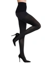 Commando Opaque Matte 110 Denier Control Top Tights In Black