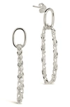 Sterling Forever Layney Drop Earrings In Silver