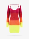 Gcds Lurex Dress With Degradé Effect In Pink