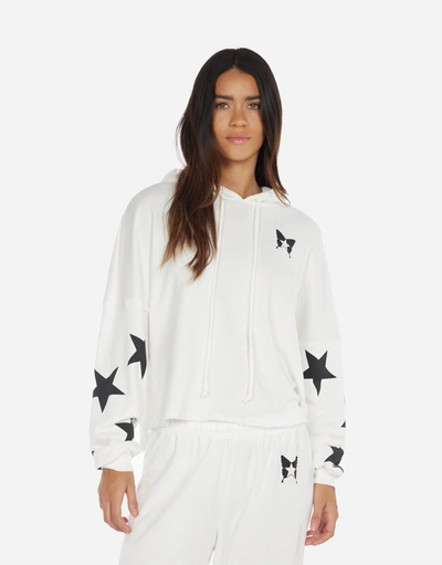 Lauren Moshi Cambry Rock Star Butterfly In Faded White