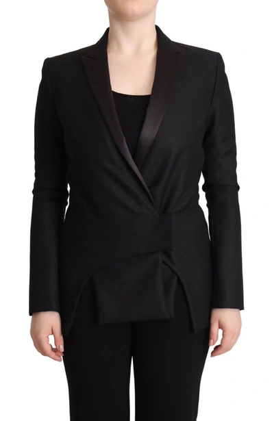 Costume National Black Long Sleeves Double Breasted Jacket