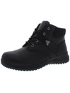 Wanderlust Boston Womens Lace-up Booties In Black