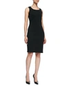 St John St. John Collection Sleeveless Milano Knit Dress In Caviar