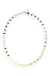 MARTHA CALVO EVOLVE GLASS BEADED NECKLACE