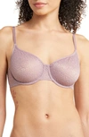 Dkny Modern Lace Unlined Demi Bra In Nocolor