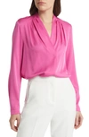 KOBI HALPERIN NELLIE STRETCH SILK GEORGETTE TOP