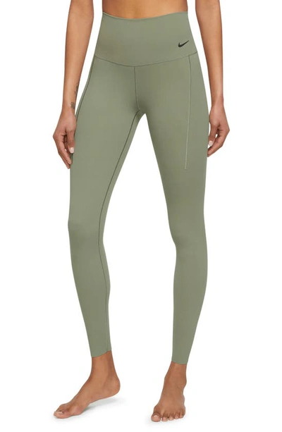 Nike Women's Zenvy Gentle-support High-waisted Full-length Leggings In Green