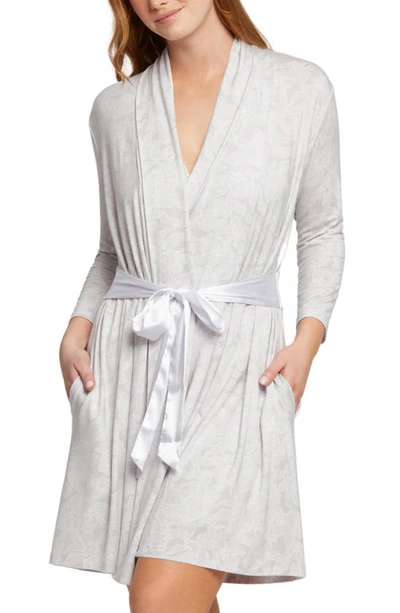Fleur't Iconic Silk Tie Dressing Gown In Harmony