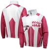 TONES OF MELANIN TONES OF MELANIN MAROON NORTH CAROLINA CENTRAL EAGLES ANORAK FULL-ZIP JACKET