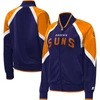 STARTER STARTER PURPLE PHOENIX SUNS SLAM DUNK RAGLAN FULL-ZIP TRACK JACKET