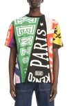 Kenzo Flags Oversize T-shirt In Green Multicolor