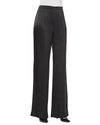 St John St. John Collection 'jennifer' Crepe Marocain Ankle Pants In Caviar
