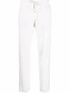 Colombo Elasticated Drawstring-waistband Trousers In White